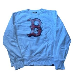 Boston Red Sox '47 Baseball Crewneck Sweatshirt Men's Large White